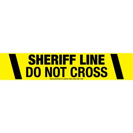 Sheriff Line Do Not Cross Tape